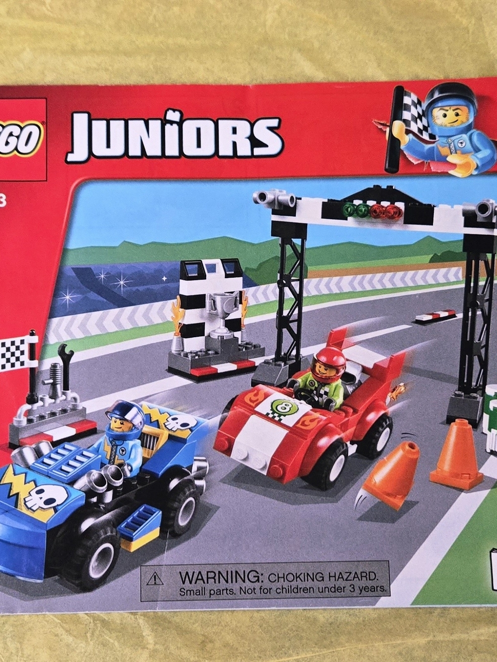 LEGO JUNIORS RACE CAR RALLY 10673 BOOK 1 INSTRUCTION  MANUAL ONLY
